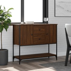 vidaXL Servantă, stejar maro, 100x36x85 cm, lemn compozit