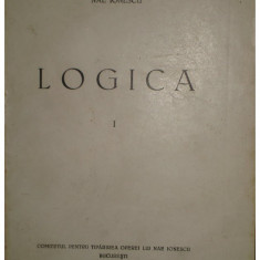 Nae Ionescu - Logica (1943)