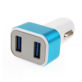 Incarcator auto 2xusb cu voltmetru digital, Amio