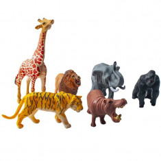 Figurine animale din jungla, 6 buc/cutie foto