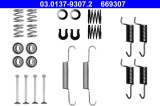 ATE 03.0137-9307.2 set accesorii, saboti frana parcare