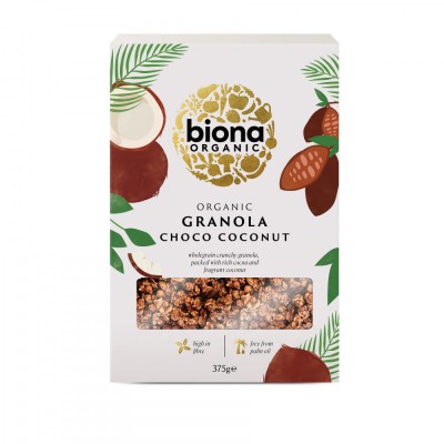 Granola cu ciocolata si cocos bio 375g Biona foto