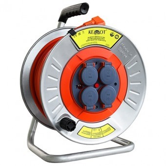 Tambur prelungitor electric metalic 3x2.5mm 30m foto