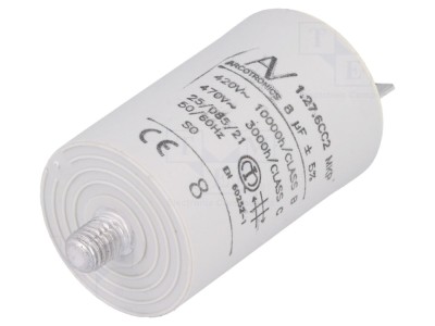 Condensator 8uF 420V AC foto