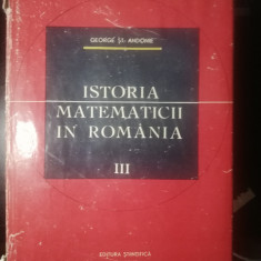 Istoria matematicii în România vol iii