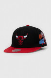 Mitchell&amp;Ness sapca Chicago Bulls culoarea negru, cu imprimeu