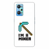 Husa compatibila cu Realme GT Neo 2 Silicon Gel Tpu Model Minecraft Miner