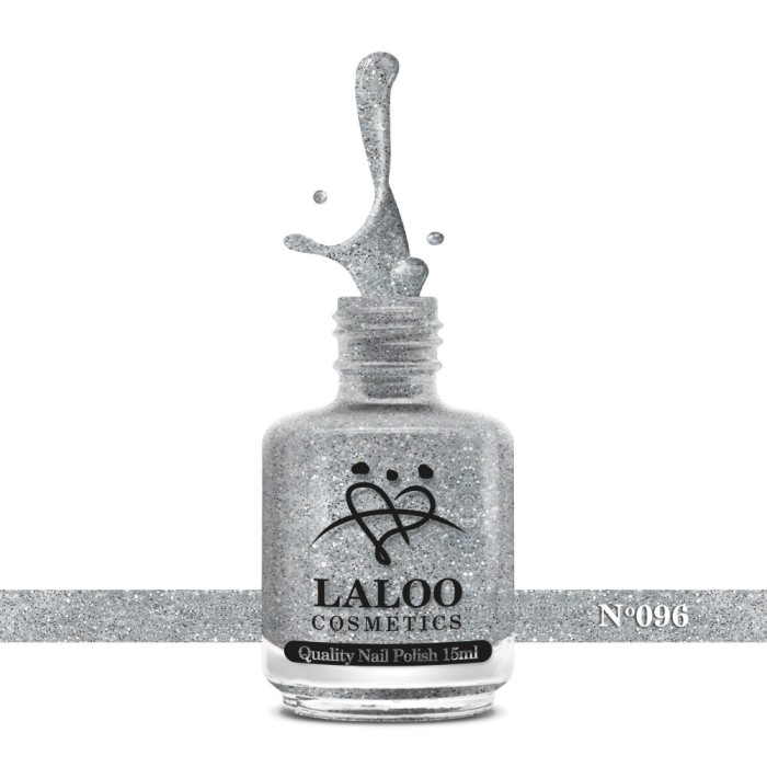 No.096 Silver glitter| Weekly Nail Polish 15ml