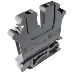 Clema sir terminala 4mm &sup2; gri montaj pe sina DIN 35mm 690V 32A