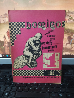 Domino, supliment al revistei Luceafărul, nr. 1, iulie 1982, 045 foto
