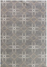 Covor Model Anny 33040-162, Marime 58 x 110 cm, Bej, Crem, Gri, Inaltime Fir 7 mm, Antialergic, Polipropilena, Living, Dormitor, Sufragerie, Birou