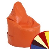 BEAN BAG LOTUS - IMITATIE PIELE - Negru 21901