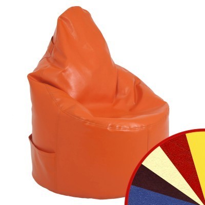 BEAN BAG LOTUS - IMITATIE PIELE - Negru 21901 foto