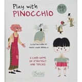 Joc de carti "Play with Pinocchio" - 50 carti, ilustratii Laura Brenlla, varsta 5+, inspirat din povestea clasica