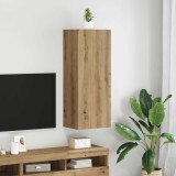 vidaXL Dulap TV de perete Stejar Artizanal 40,5 x 30 x 102 cm 882940