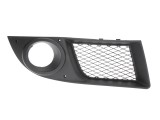 Grila bara fata Fiat Doblo (119/223), 01.2006-01.2010, Dreapta, 304127-4 cu locas pentru proiectoare, plastic, Rapid