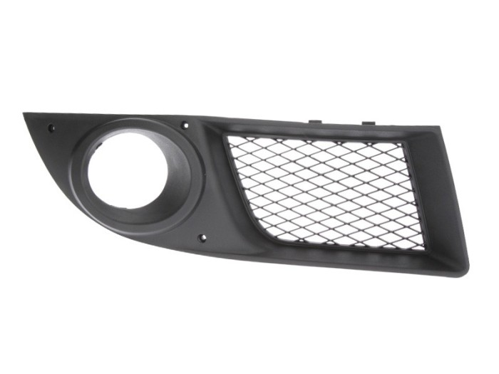 Grila bara fata Fiat Doblo (119/223), 01.2006-01.2010, Dreapta, 304127-4 cu locas pentru proiectoare, plastic