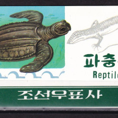 Coreea 1998 fauna testoase reptile MI 4112-4115 carnet cu 4 bloc MNH w55