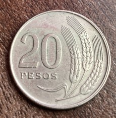 C50 - Moneda foarte veche - Uruguay - 20 pesos - 1970