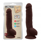 Dildo Carnalist So Natural T-Skin, Brown, [ 23,5 cm x 4,2 cm ]