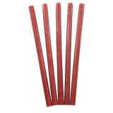 Baton silicon cu sclipici pentru lipit,diverse culori, 0.7x18 cm,8 bucati set