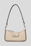 Karl Lagerfeld geantă K/SIGNATURE culoarea bej, A3W30290