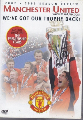 DVD Manchester United 2002-2003 plus bonus DVD Premiership Years foto