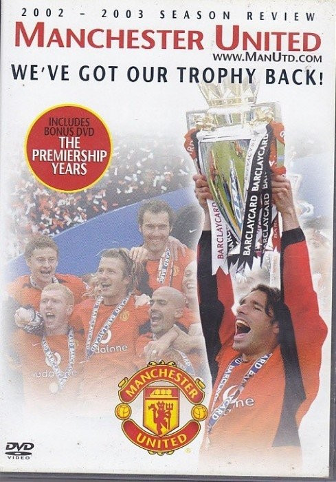 DVD Manchester United 2002-2003 plus bonus DVD Premiership Years
