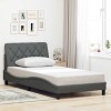 VidaXL Cadru de pat fără saltea, gri &icirc;nchis, 100x200 cm, textil 3310581