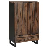 VidaXL Highboard 60x33.5x100 cm din lemn masiv de mango