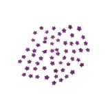 Strasuri decorative, flori - violet &icirc;nchis, 50 buc, INGINAILS