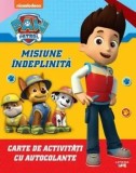 Misiune indeplinita. Carte de activitati cu autocolante/***