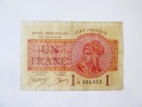 Cumpara ieftin Rara! Franta 1 Franc 1920 Saare/Saar,bancnota din imagini la cel mai mic pret