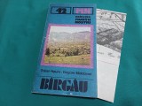 COLECȚIA MUNȚI NOȘTRII * NR. 42 * B&Icirc;RGĂU + HARTĂ * GHID TURISTIC * 1987 * 4 2 5