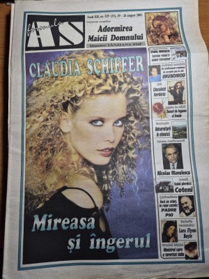 ziarul formula as 19 -26 august 2002 - claudia schiffer foto