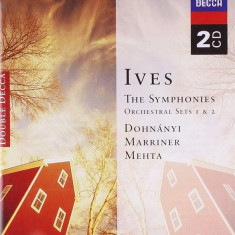Ives: Symphonies & Orchestral Sets 1 & 2 | Charles Ives, Neville Marriner, Zubin Mehta, Cleveland Orchestra, Christoph von Dohnanyi, Los Angeles Philh