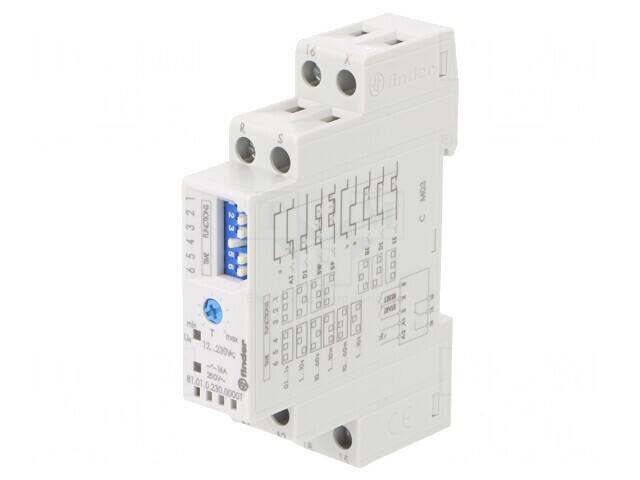 Timer Digital Programabil SPDT 12-230V 250VAC 16A
