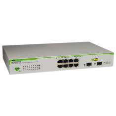 Switch ALLIED TELESIS GS950 8 porturi Gigabit 1 port SFP rackabil Layer 2 smart-managed, 5 ani garantie prin inregistrare on-line foto