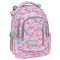 Ghiozdan pentru fetite, Backup, Impermeabil, bezele colorate, cu 3 compartimente, PLB5R23, 39x27x20cm