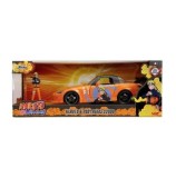 Set de joaca Jada Naruto Shippuden - Figurina Naruto si Masinuta metalica Honda 2001 s2000, scara 1:24
