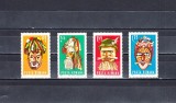 M1 TX4 2 - 1969 - Masti folclorice, Arta, Nestampilat