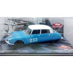 Macheta auto Citroen DS 19 1963 #72, 1:43 Eaglemoss - Colectia Raliul Monte