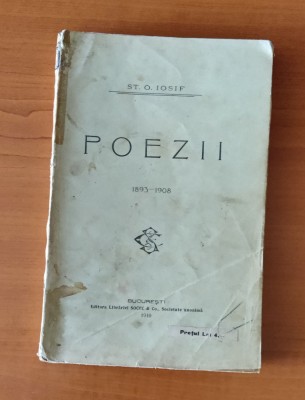 Poezii (1893-1908) - St. O. Iosif (Ed. Socec - 1910) foto