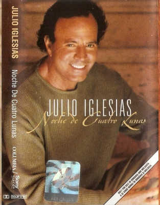 Casetă audio Julio Iglesias &amp;lrm;&amp;ndash; Noche De Cuatro Lunas, originală foto