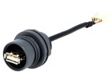 Adaptor Baionetă Exterioară Push-Pull 1A USB 2.0 BULGIN IP68 IP69K