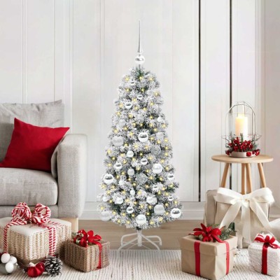 vidaXL Brad de Crăciun artificial cu ramuri articulare 120 cm PVC 3395582 foto