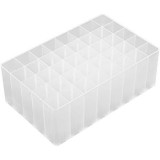 Suport De Depozitare, Cyrax, pentru Markere, Suport Pentru Stilouri, Cutie De Depozitare pentru Birou, Multi-Functionala, 60 Spatii, Alb/Negru