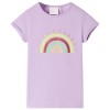 Tricou pentru copii, lila, 104, vidaXL