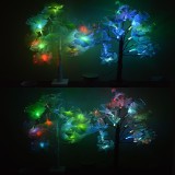 Pomisor de Craciun, flori de cires multicolor, 60cm, 2 modele