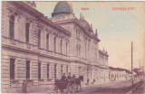CP Lugoj Lugos Palatul Justitiei ND(1910), Circulata, Fotografie